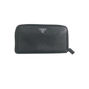 Prada Black Zipper Wallet